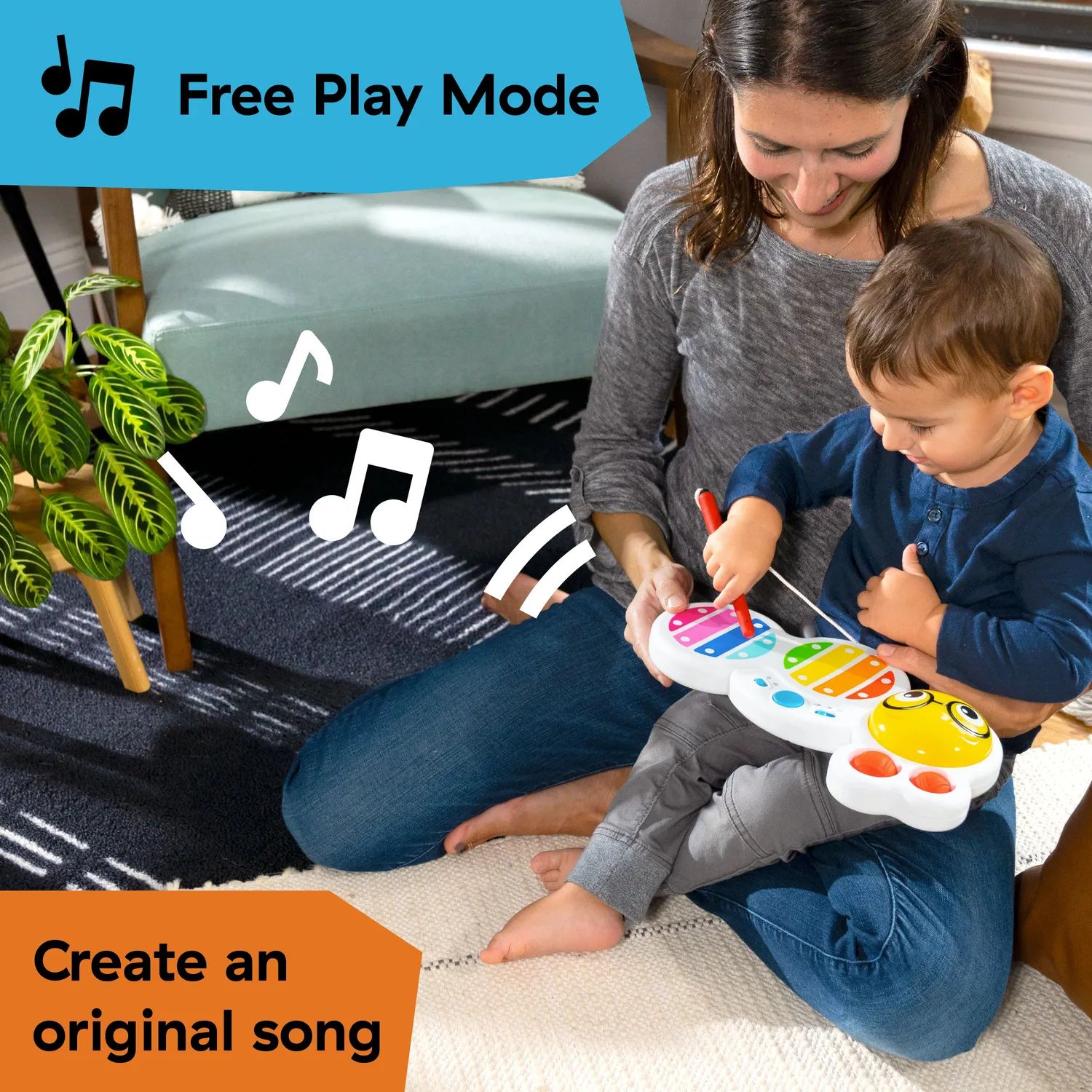 Baby Einstein Cals Curious Keys Xylophon 8 Tasten Musik