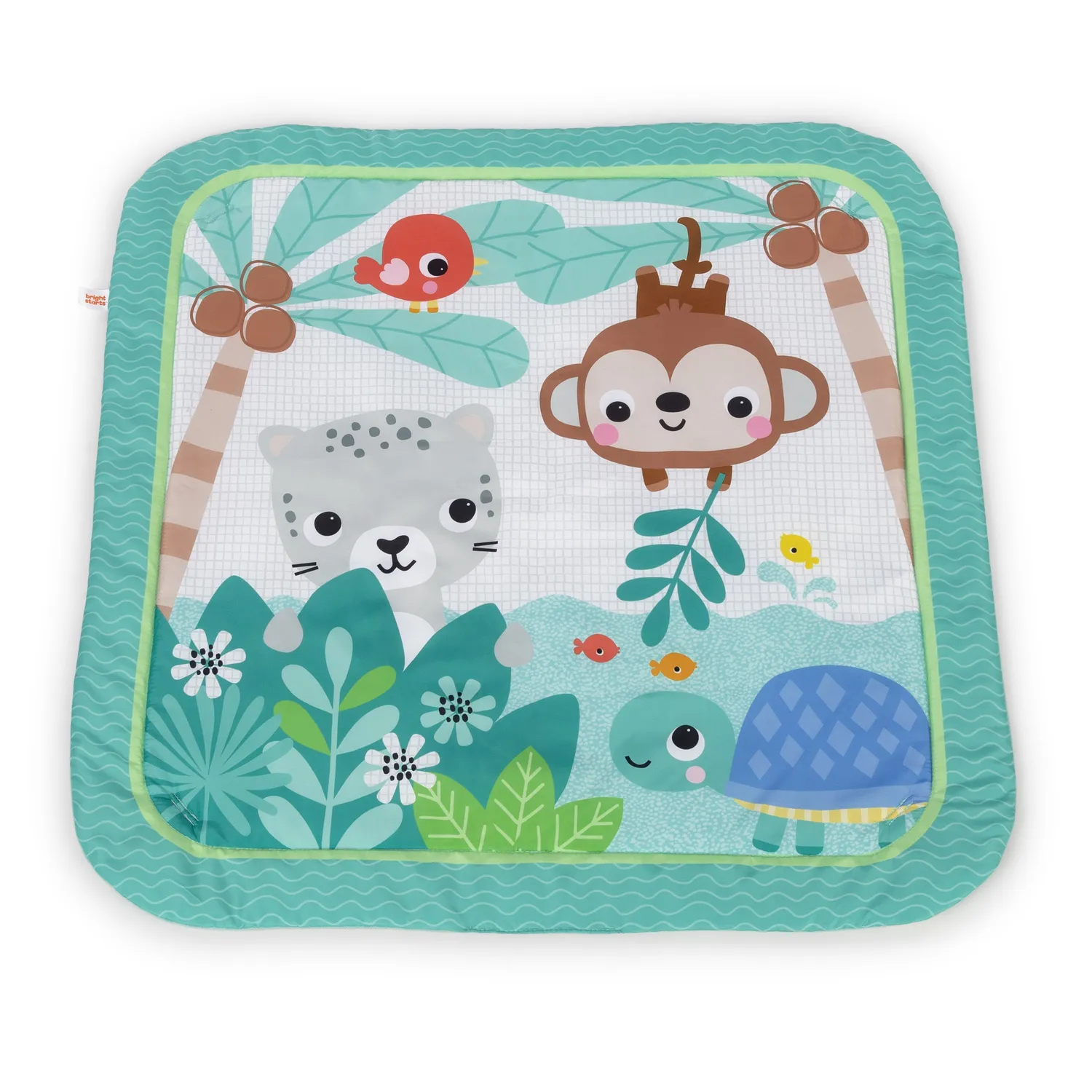 Bright Starts Palm Party Spieldecke Activity-Gym neutral