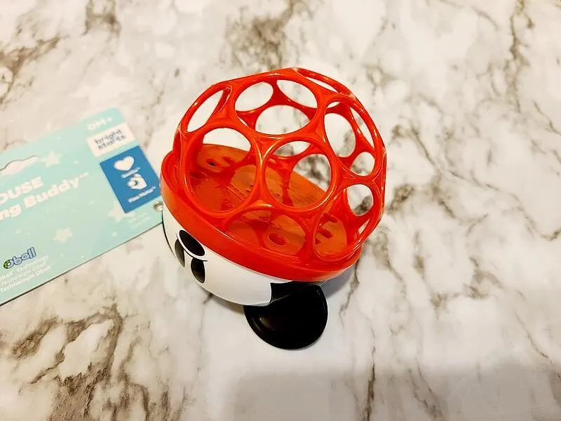 Disney Baby Mickey Oball Rassel Greifspielzeug Rot