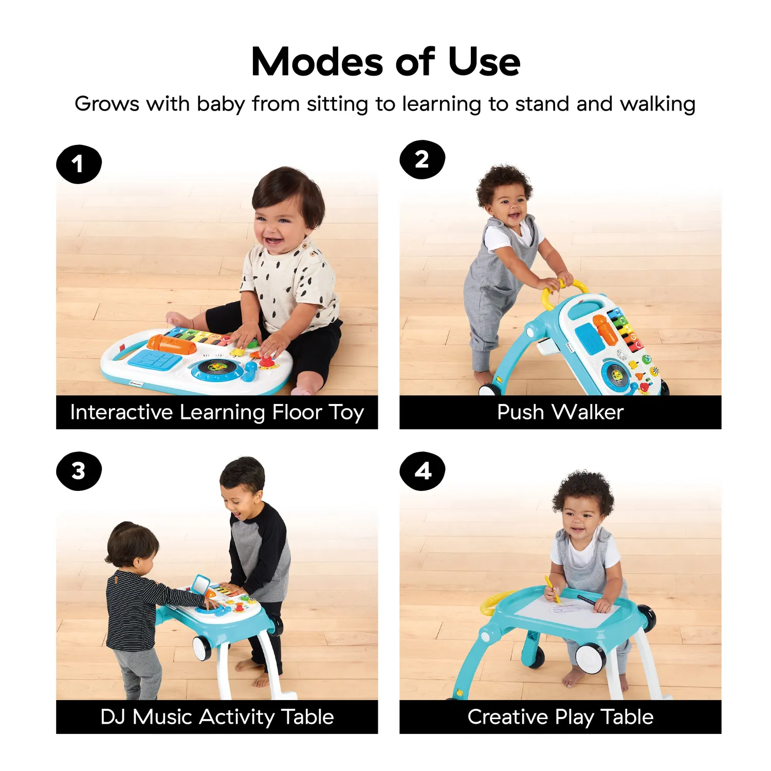 Baby Einstein Musical Mix N Roll Lauflernwagen 4-in-1