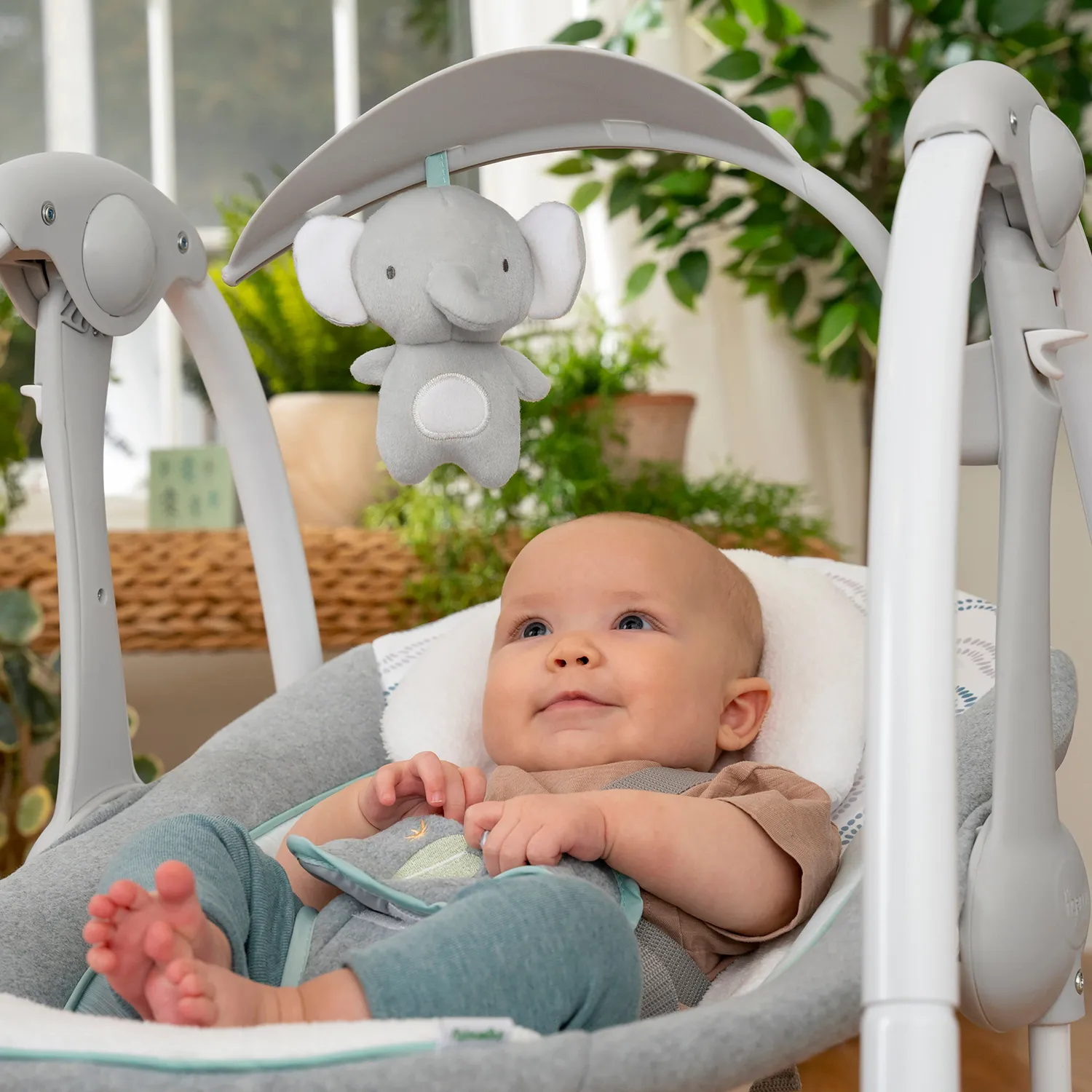 Ingenuity ConvertMe Swing-2-Seat Babyschaukel Swell faltbar