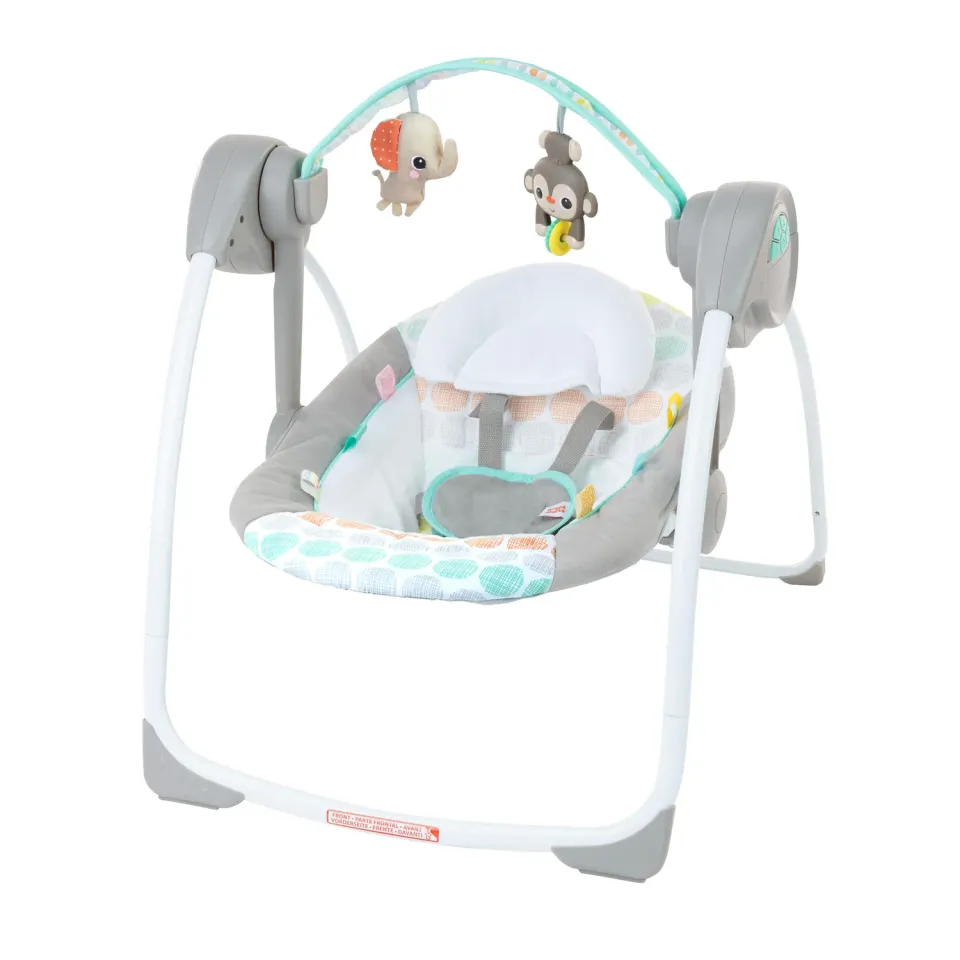 Bright Starts Whimsical Wild Babyschaukel tragbar faltbar Spielbogen