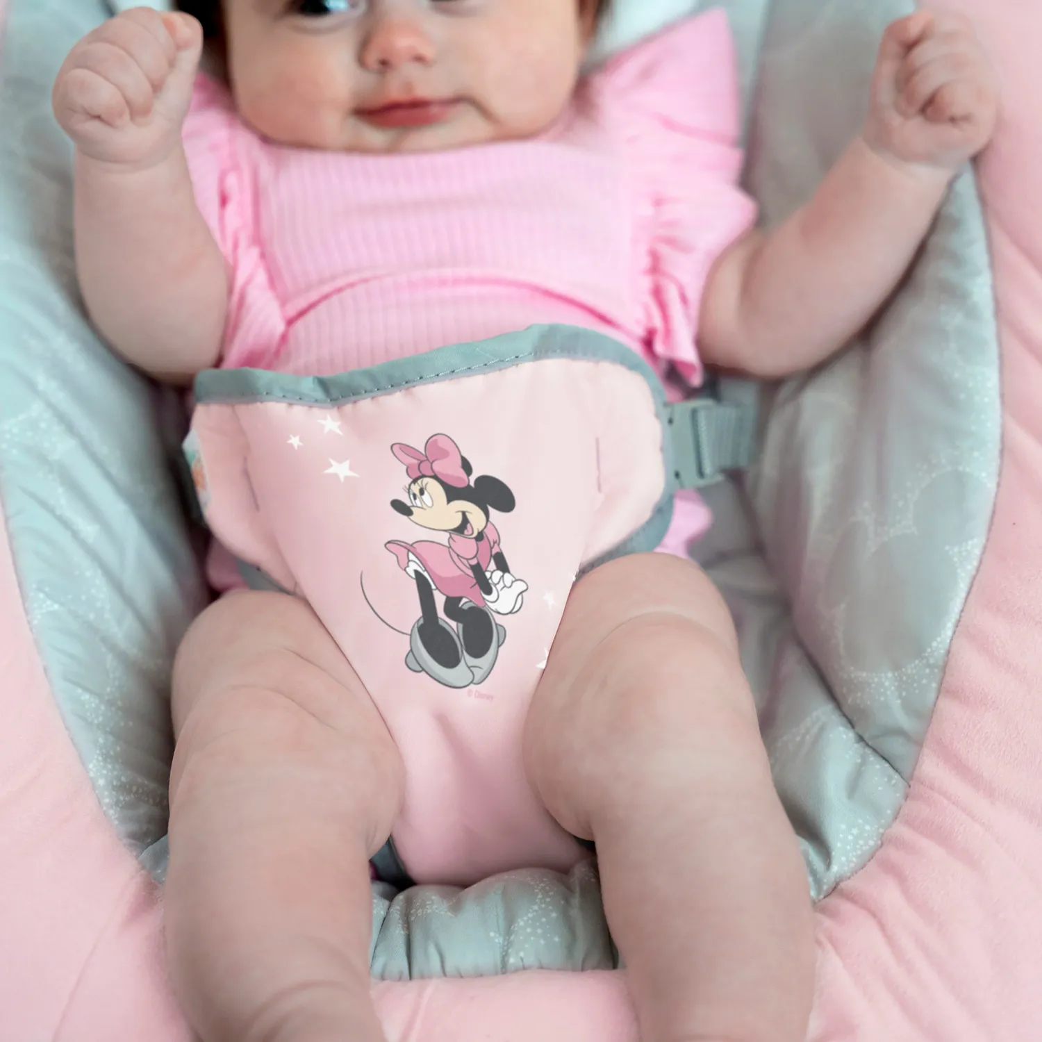 Bright Starts Minnie Rosy Skies Babywippe rosa