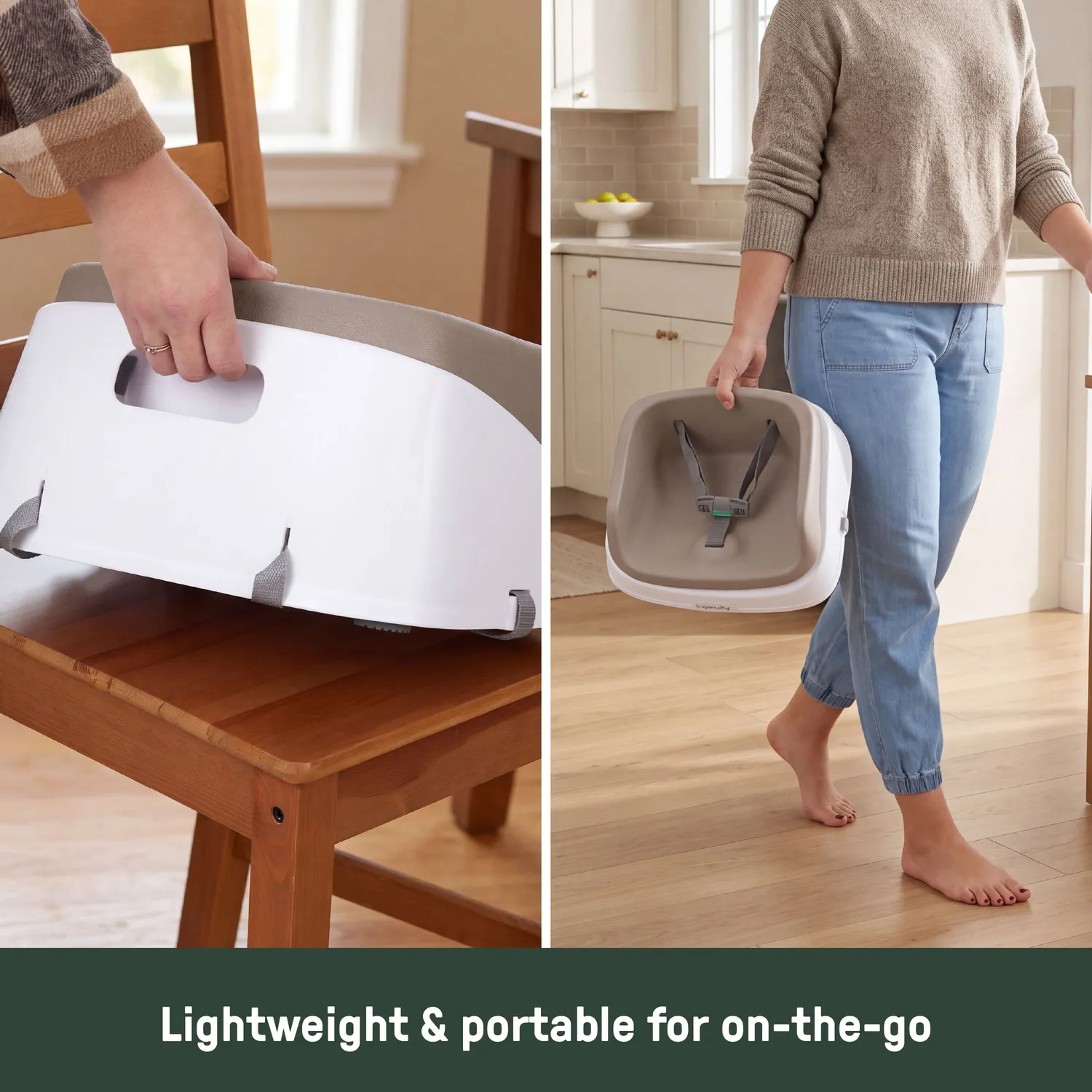 Ingenuity SmartClean Toddler Booster Sitzerhöhung Oat abwaschbar
