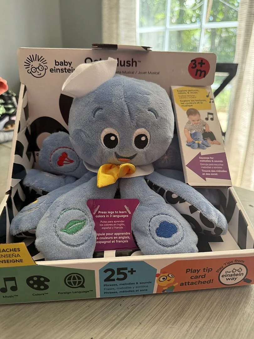 Baby Einstein Octoplush Kuscheltier Oktopus 3sprachig