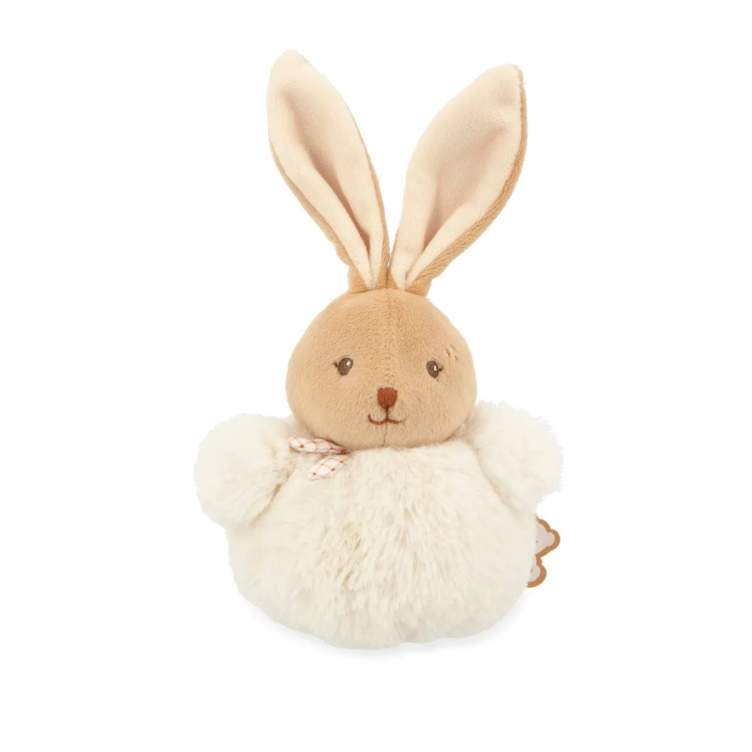 Kaloo Stimuli Pompon Hase Plüsch rosa 12 cm mit Halstuch