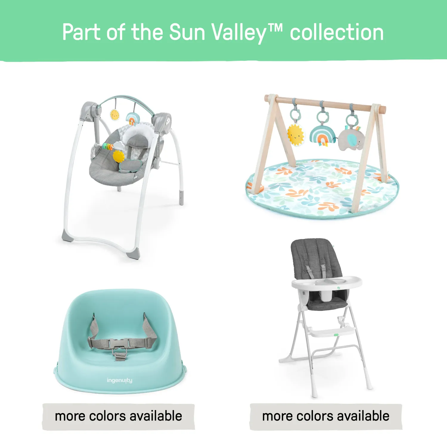 Ingenuity Sun Valley Spielbogen Holz mit Spielmatte 0-36 M
