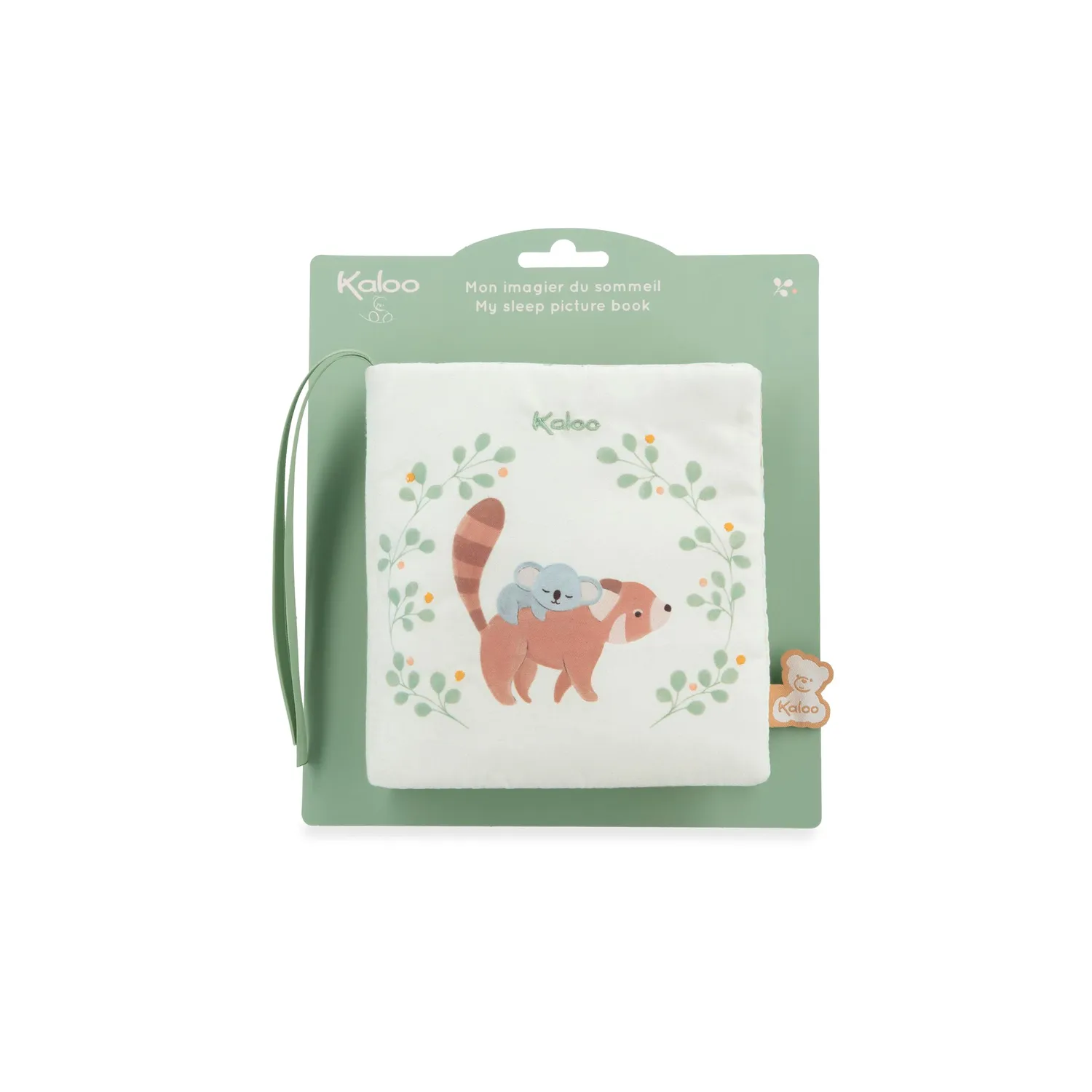 Kaloo Stimuli Stoffbilderbuch Roter Panda Koala 14 cm