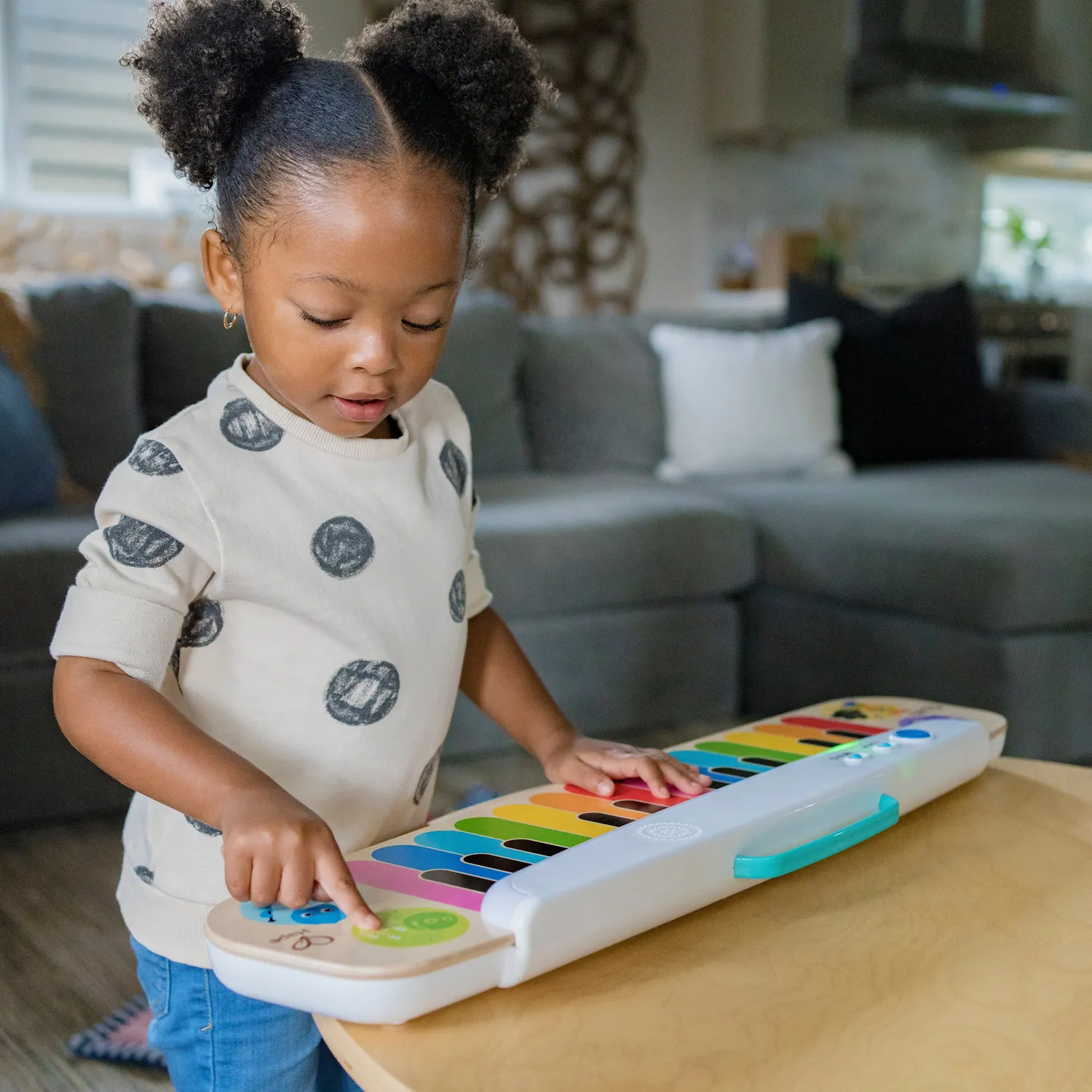 Baby Einstein Notes Keys Magic Touch Keyboard Holzklavier mit Licht