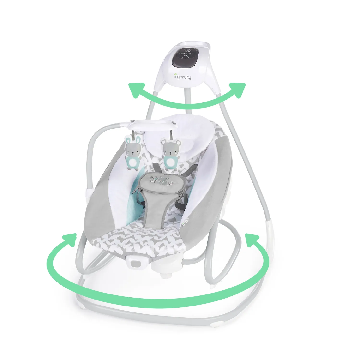 Ingenuity Raylan 2-in-1 Babyschaukel mit Vibration