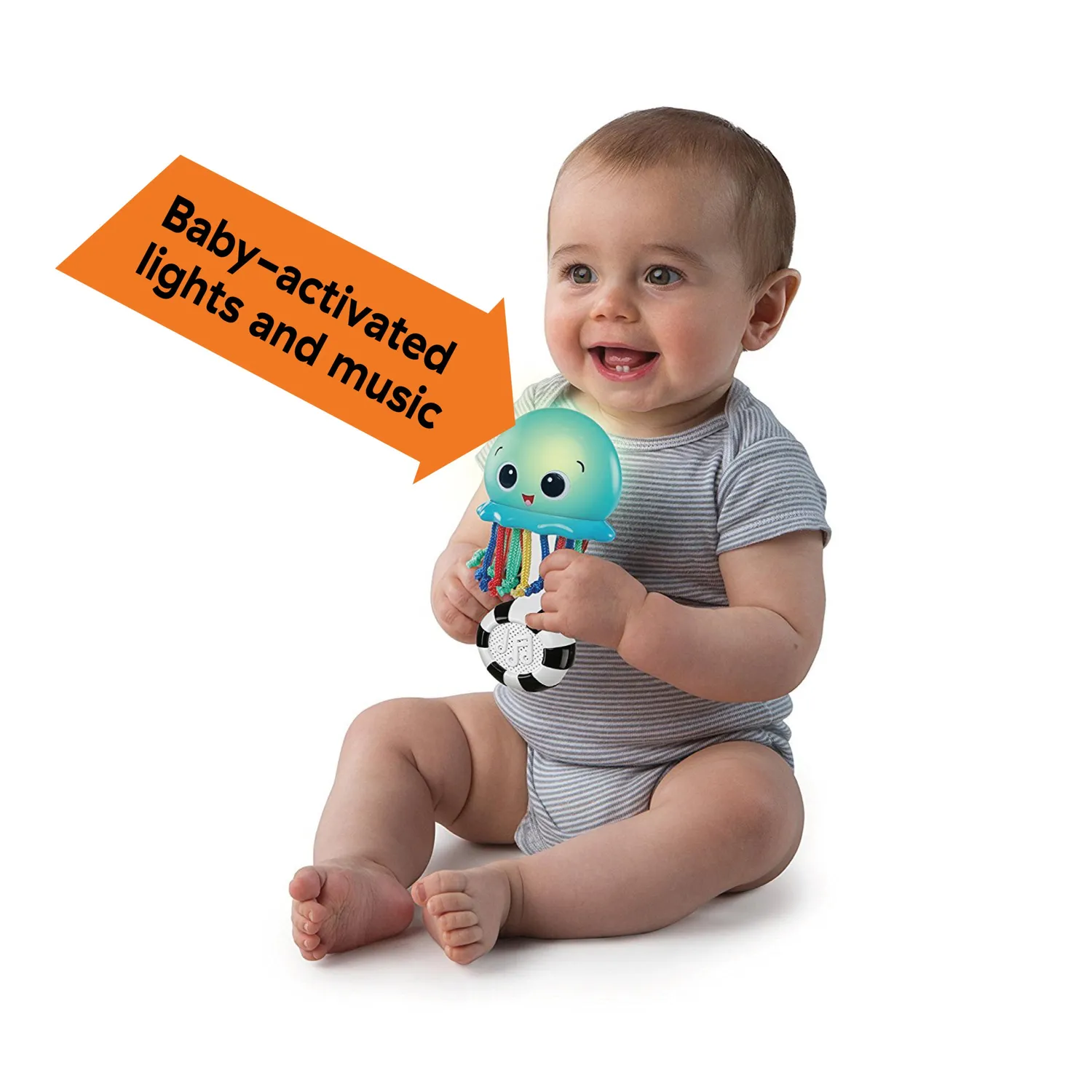 Baby Einstein Ocean Glow Sensory Shaker Rassel mit Licht