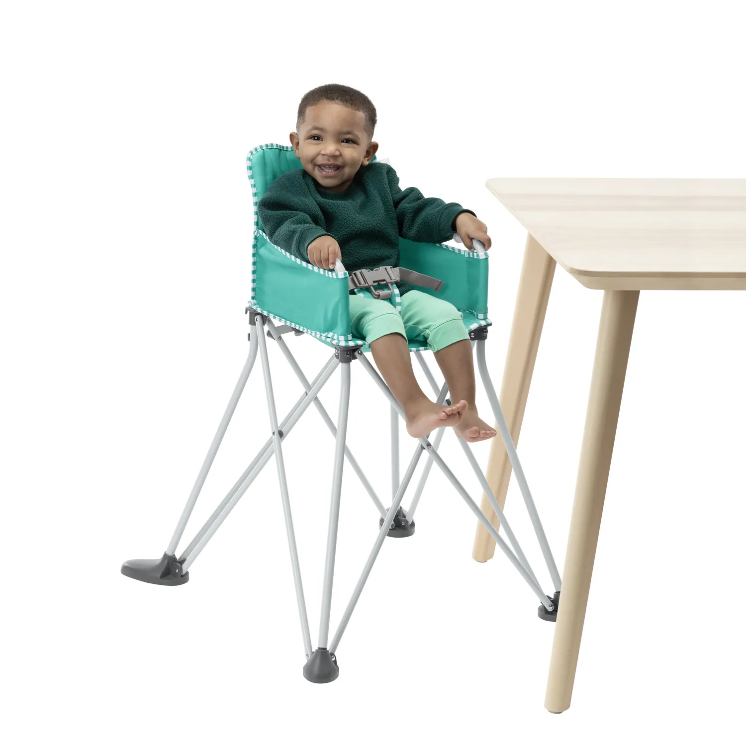 Bright Starts Pop 'N Dine Hochstuhl tragbar teal faltbar