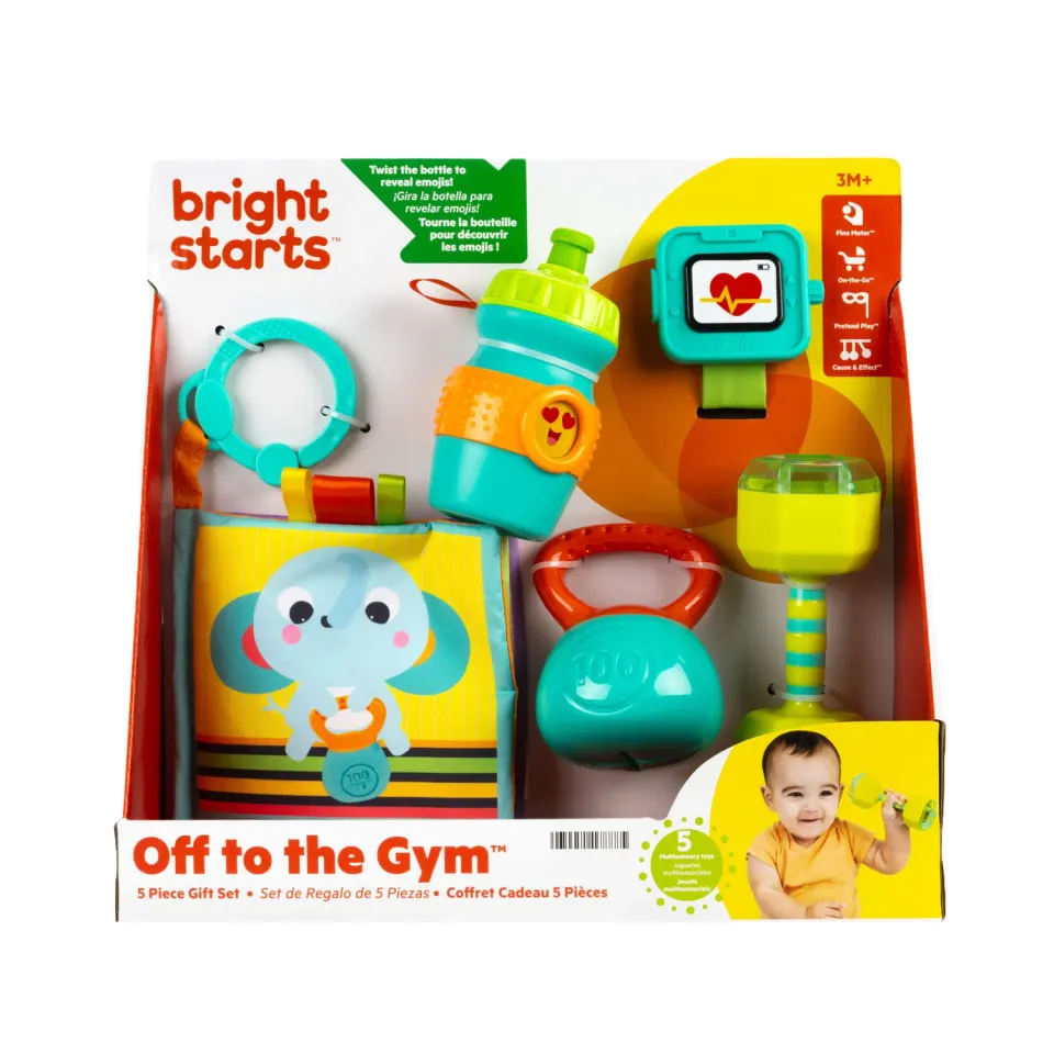 Bright Starts Off to the Gym Spielzeugset 5-teilig ab 3 Monaten