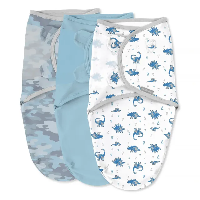 SwaddleMe Original Pucksack 0-3 Monate Dino Mite 3er