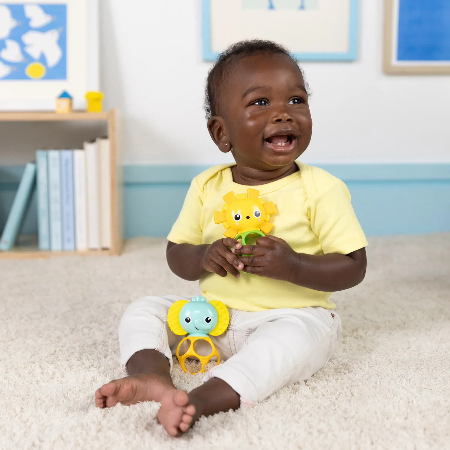 Bright Starts Soother Pals Beissspielzeug 2er Pack flexibel