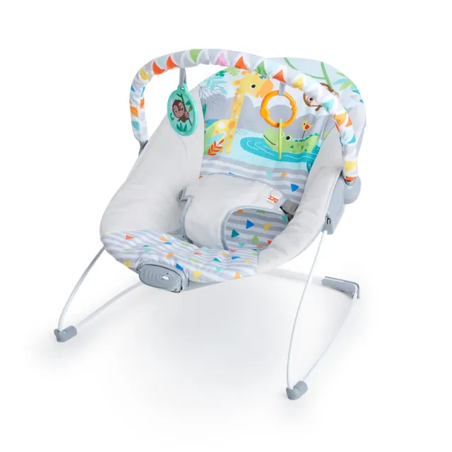 Bright Starts Safari Fun Babywippe mit Vibration