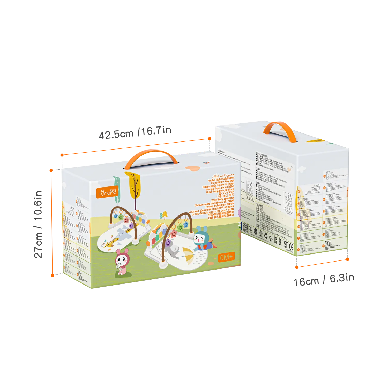 TUMAMA TM240 Spielbogen Babygym mit Fernbedienung