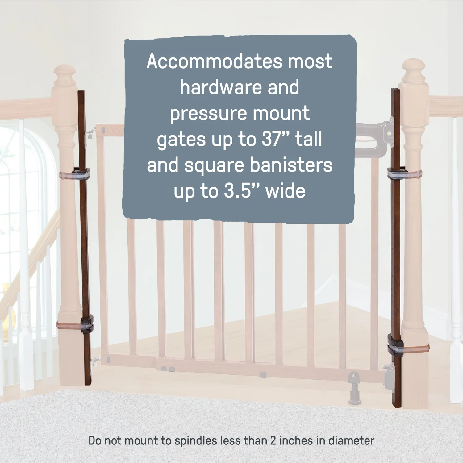Ingenuity Stairway Banister to Banister Montageset für Treppengitter