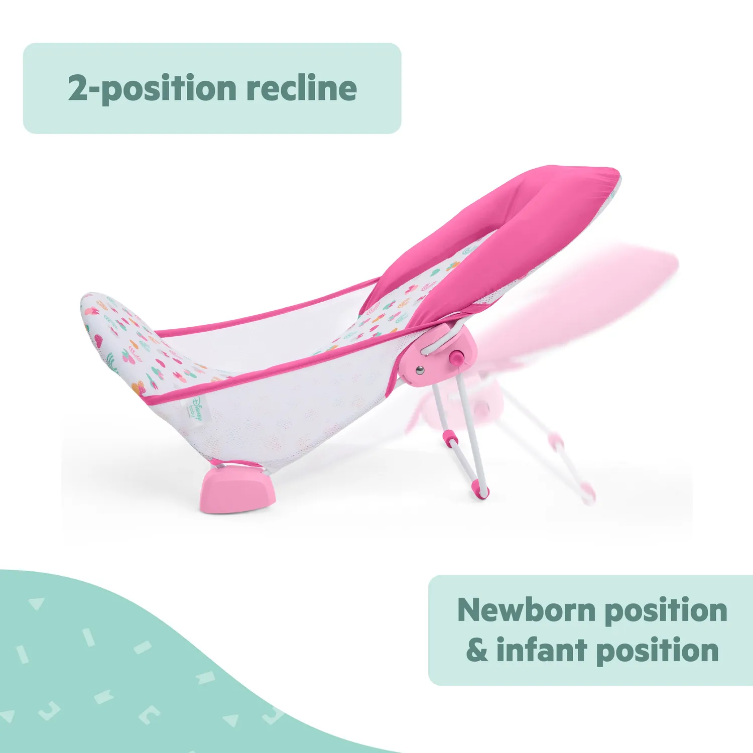 Bright Starts Minnie Mouse FoldAway Badesitz 2 Positionen