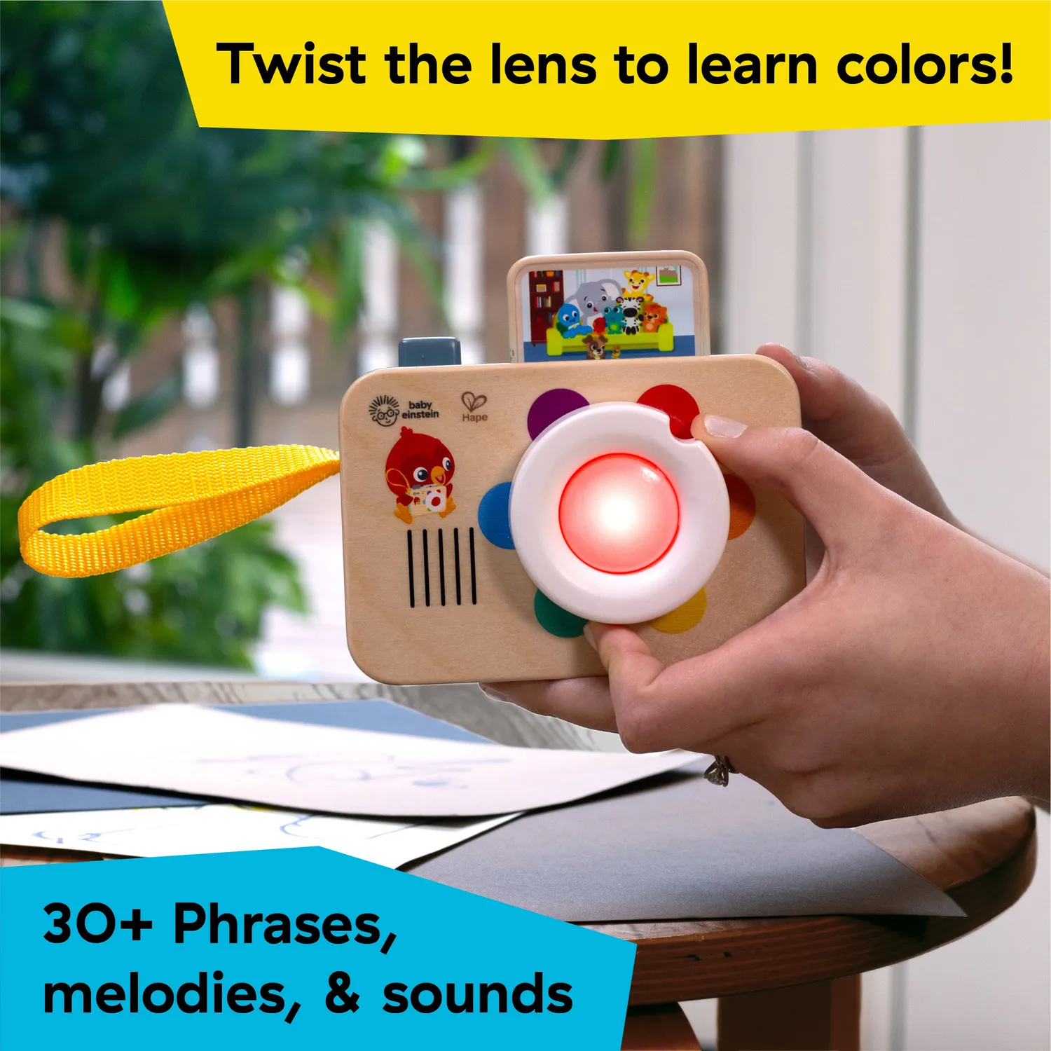 Baby Einstein Learning Lens Spielzeugkamera Holz 6+ Monate