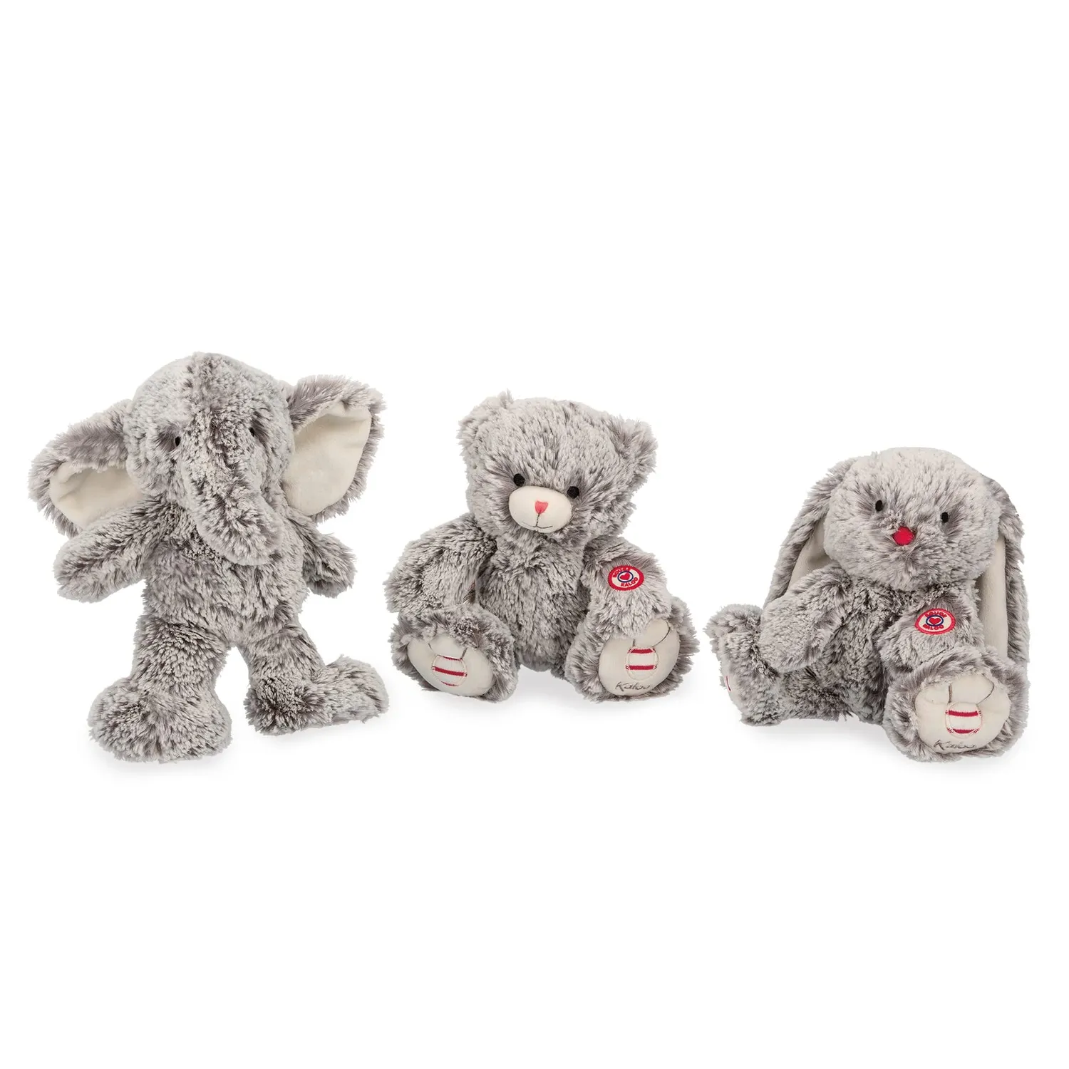 Kaloo Rouge Maé Plüschbär grau 24 cm waschbar
