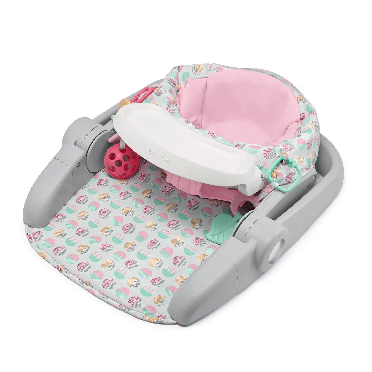 Summer Learn-to-Sit Sweet-and-Sour Babysitz Pink 3-Positionen