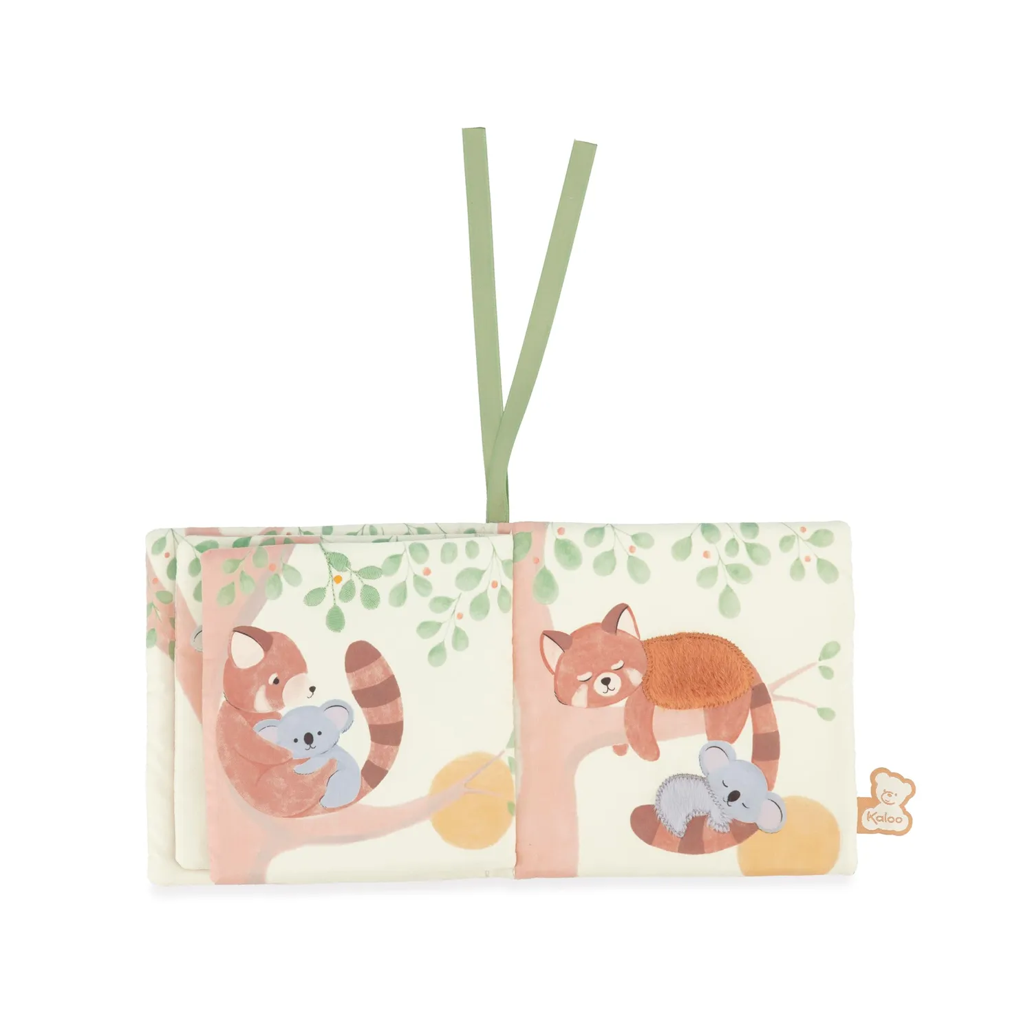 Kaloo Stimuli Stoffbilderbuch Roter Panda Koala 14 cm