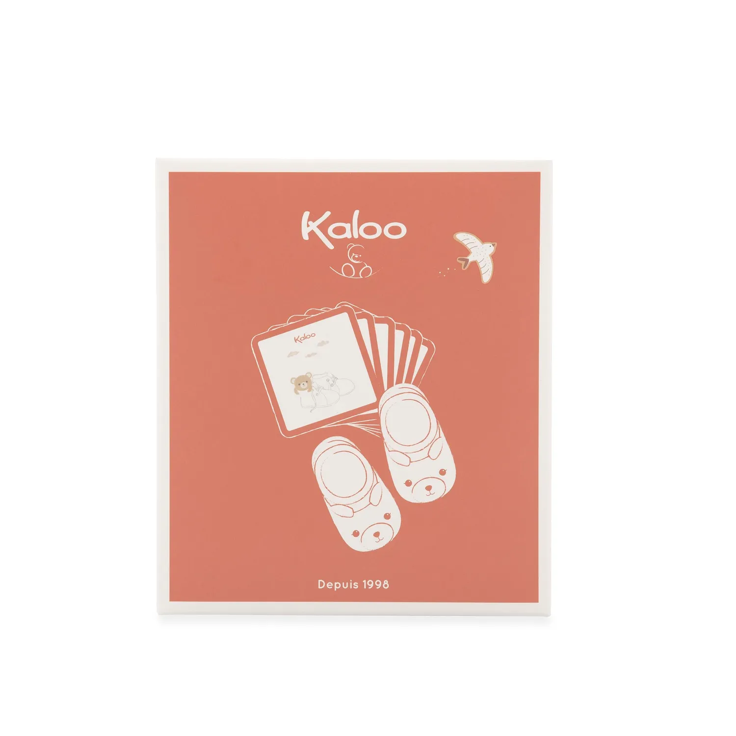 Kaloo Tendre Bébé Geschenkset Babyschuhe 0-6 Monate + Karten