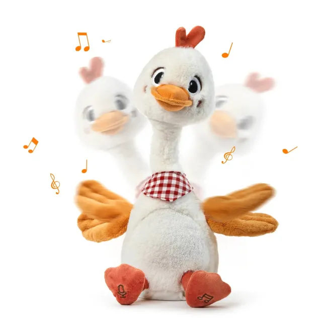 TUMAMA Tanzende Ente singend sprechend 33cm
