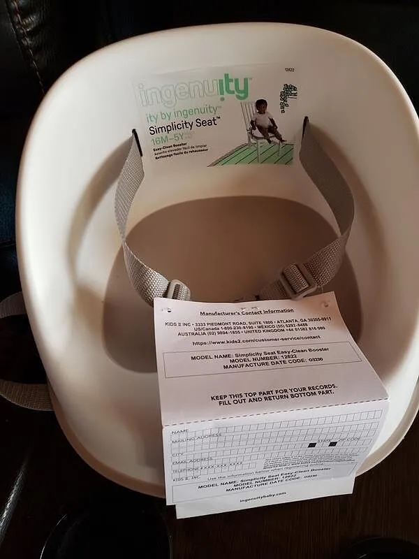 Ity Simplicity Seat Booster Oat Sitzerhöhung abwischbar