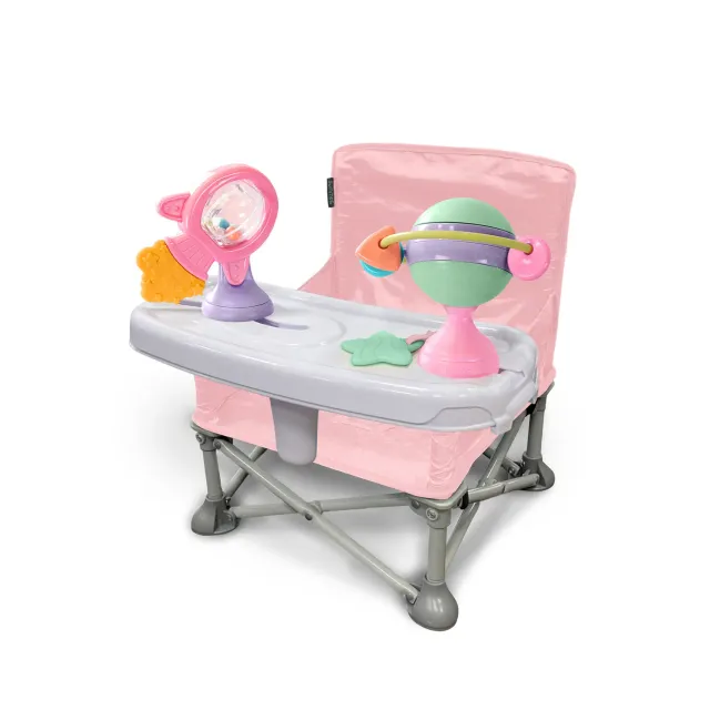 Summer Pop ‘N Sit Eat ‘N Play Boostersitz Pink faltbar