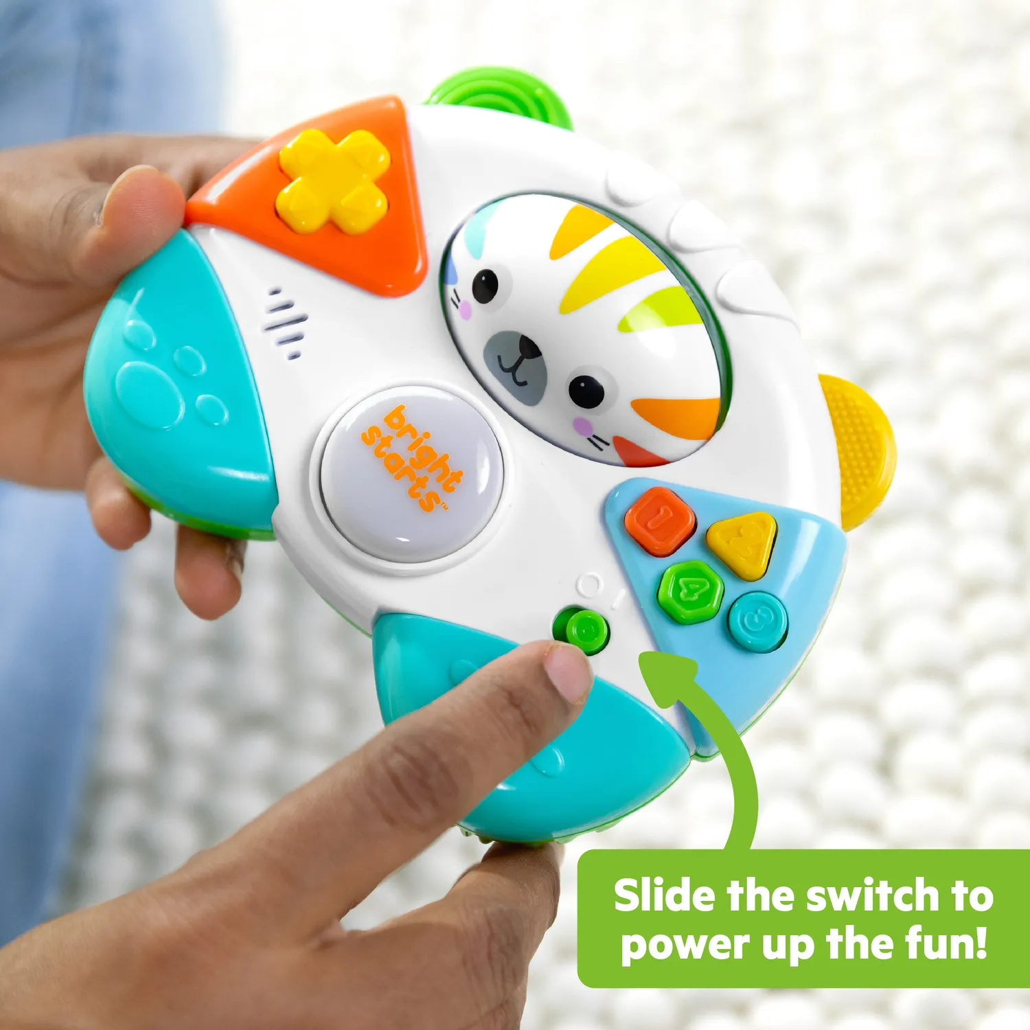 Bright Starts Gamer Buddy Controller Tiger Spielzeug mit Licht