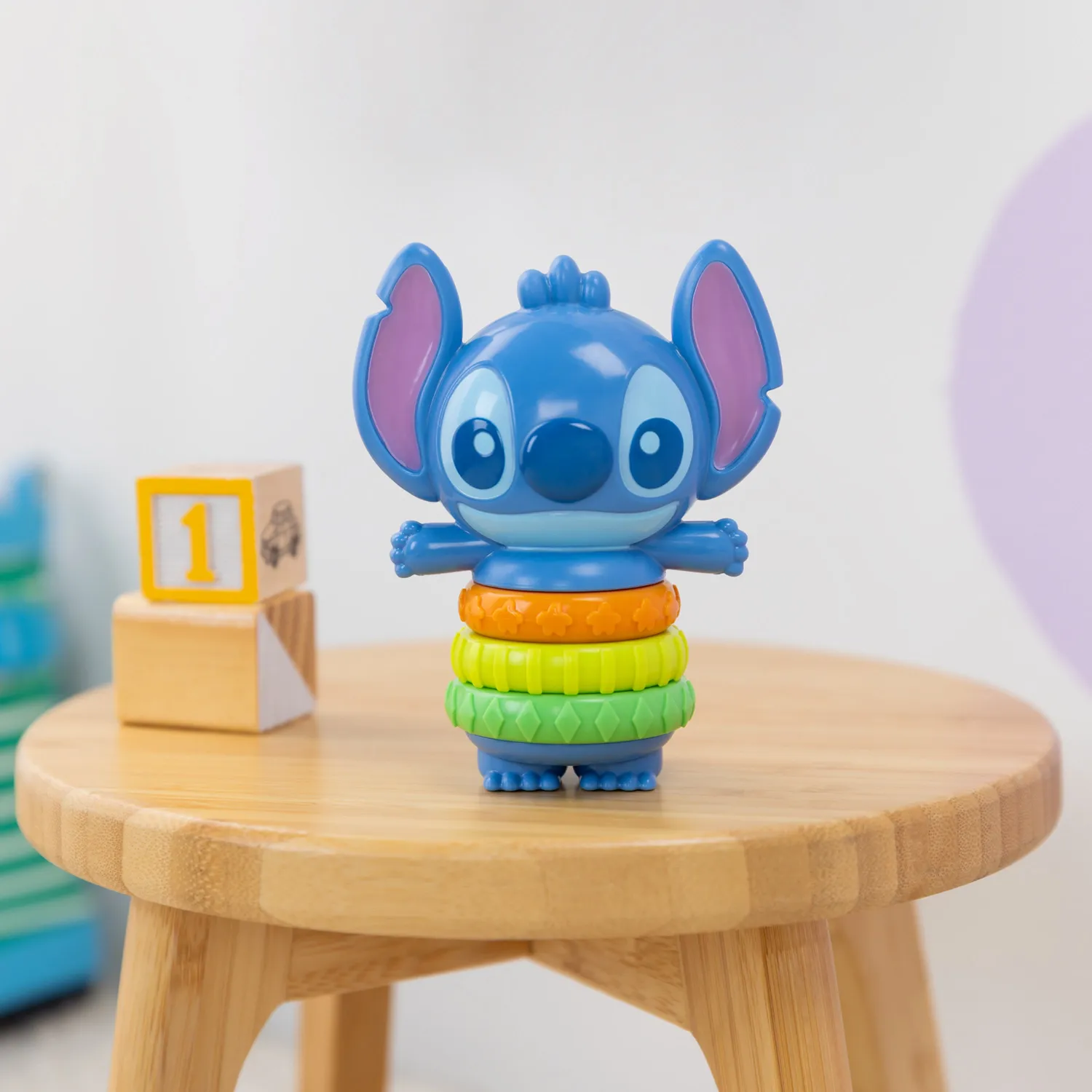 Disney Baby Stitch Fidget Spielzeug mit Rassel