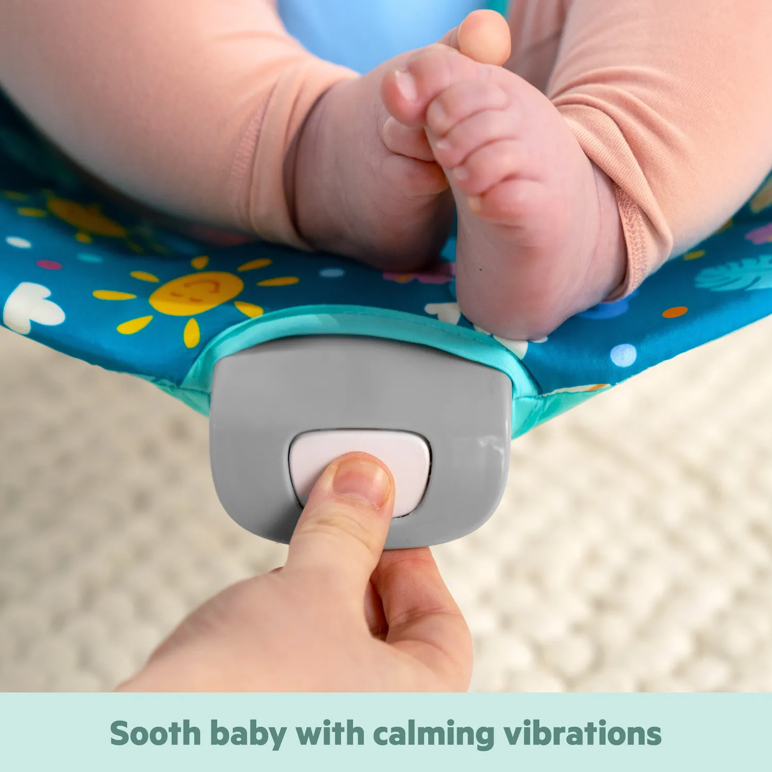 Bright Starts Disney Baby Stitch Ohana Babywippe Vibration