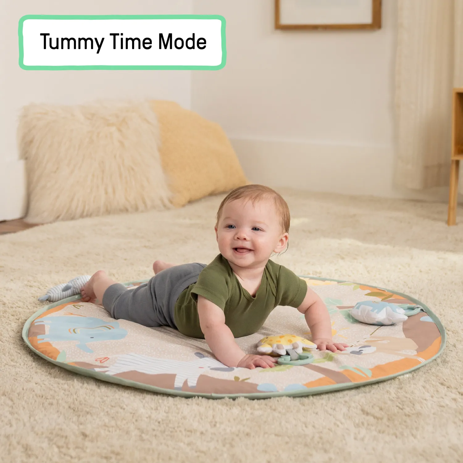 Ingenuity Wonder & Wood Spielbogen Spielmatte Holz 5-teilig