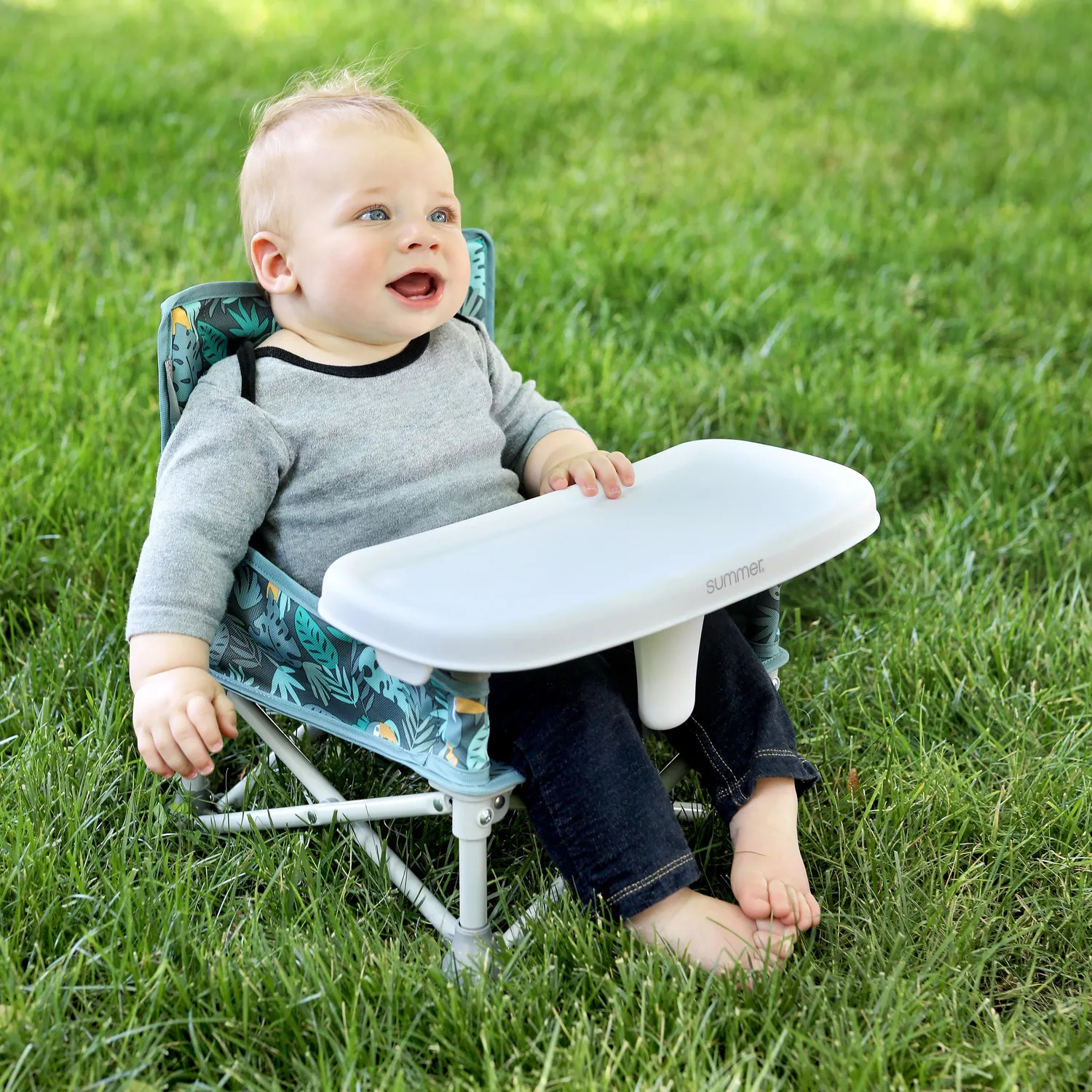 Summer Pop N Sit DLX Booster Sitzerhöhung Jungle Botanical