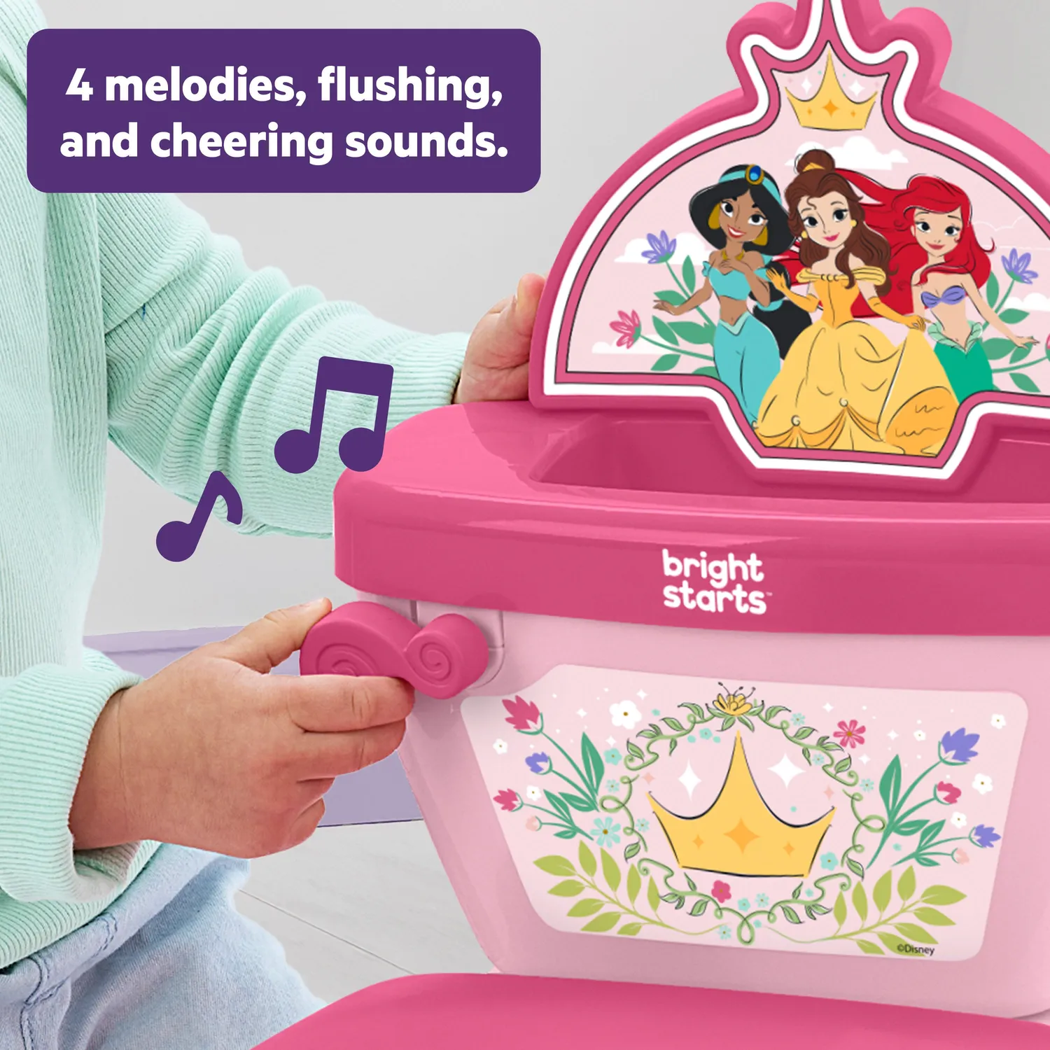 Disney Princess My Size Potty 2-in-1 Töpfchen Rosa mit Sound
