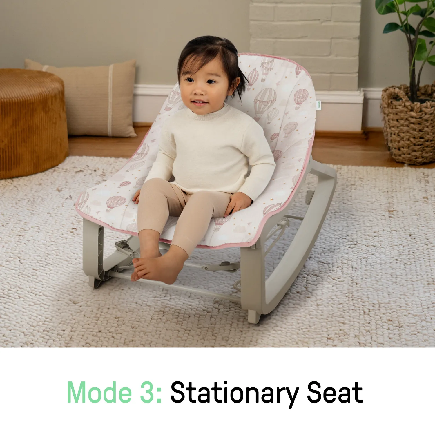 Ingenuity Keep Cozy 3-in-1 Babywippe Skye mit Vibration