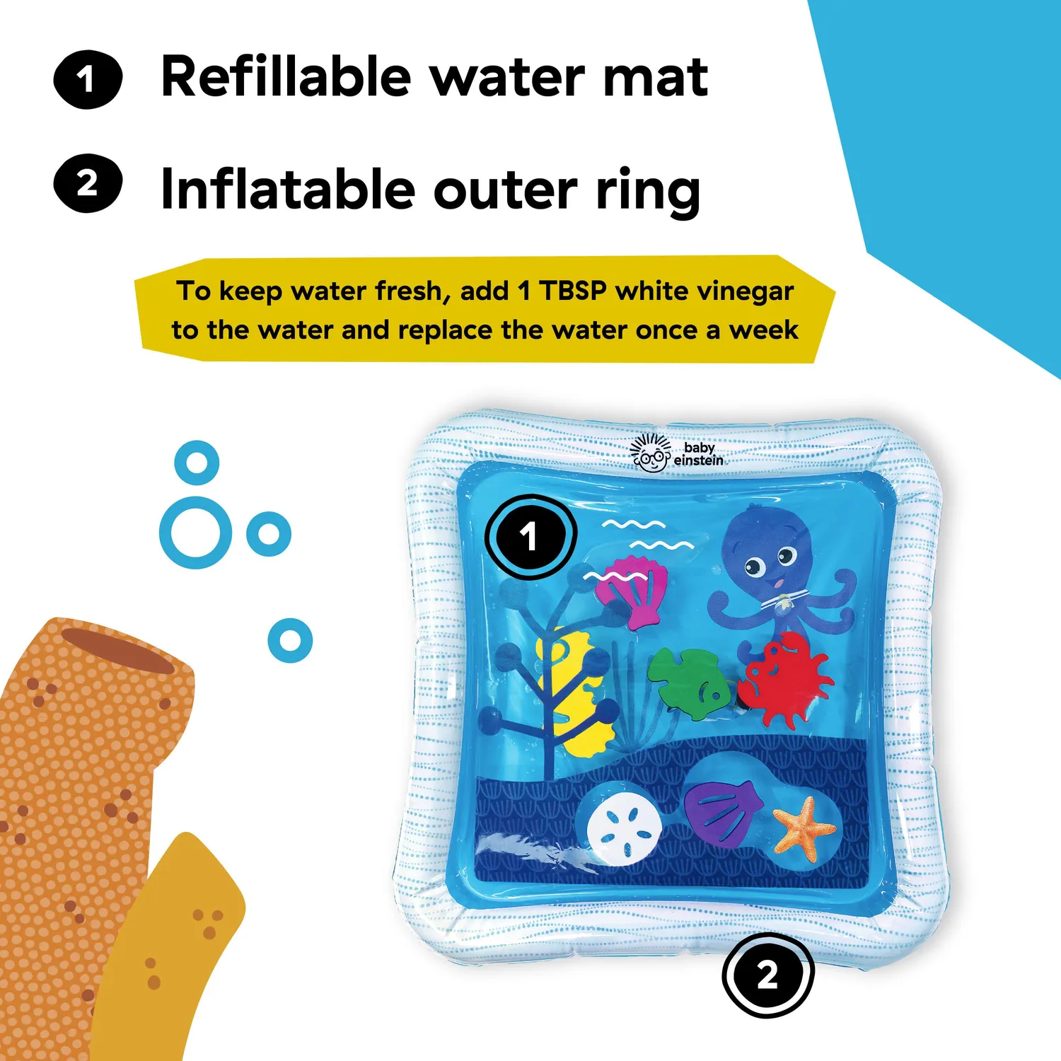Baby Einstein Opus Ocean Wassermatte Tummy Time