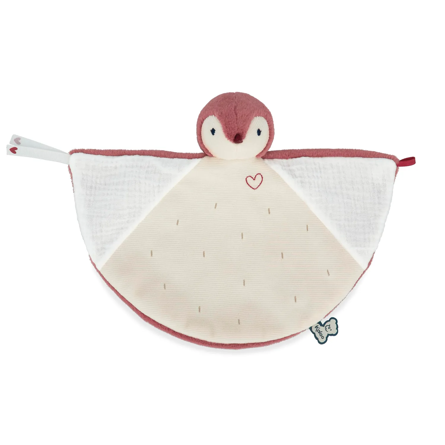 Kaloo Complices Pinguin Schnuffeltuch rosa 23 cm beruhigend