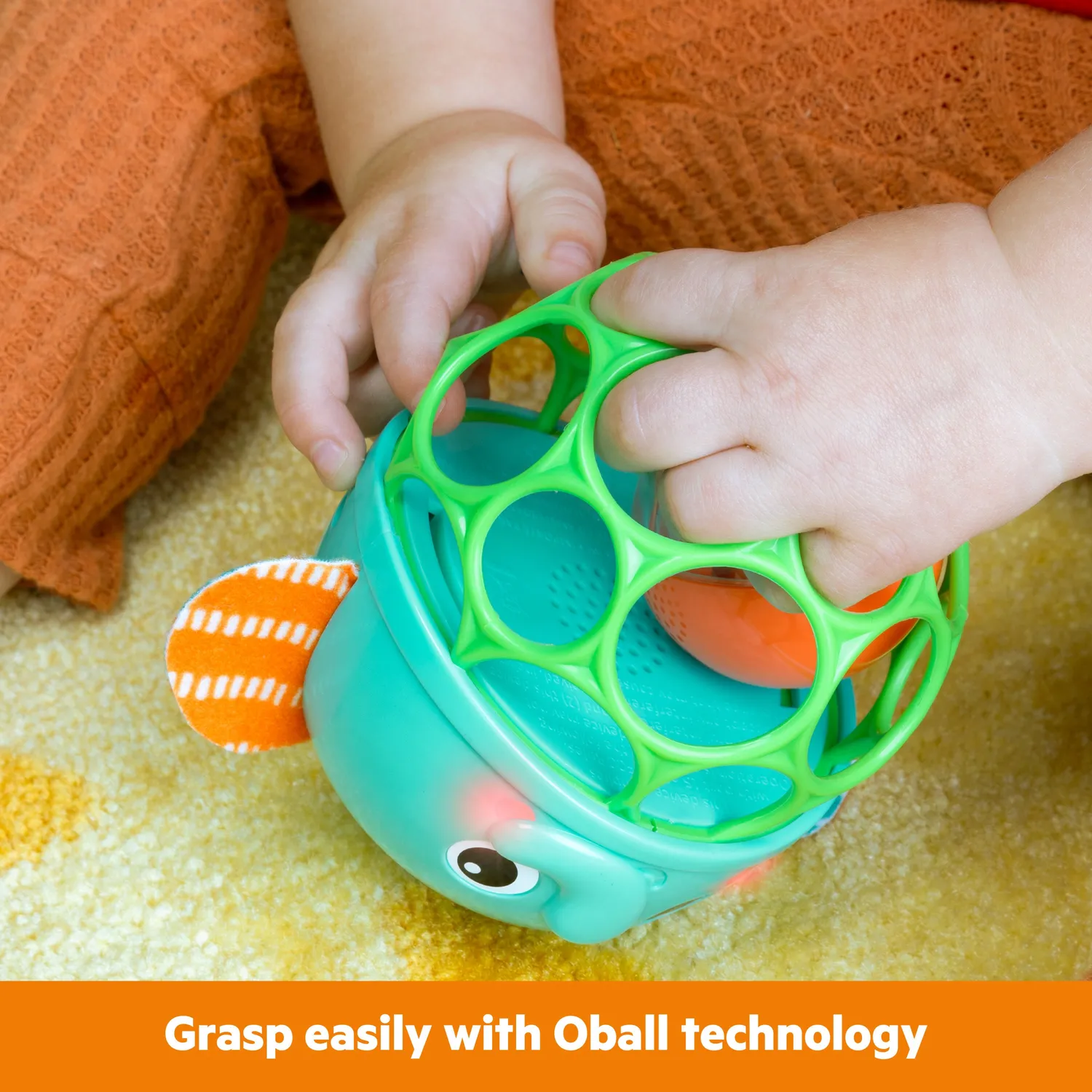 Bright Starts Giggle & Glow Elefant Rassel mit Licht