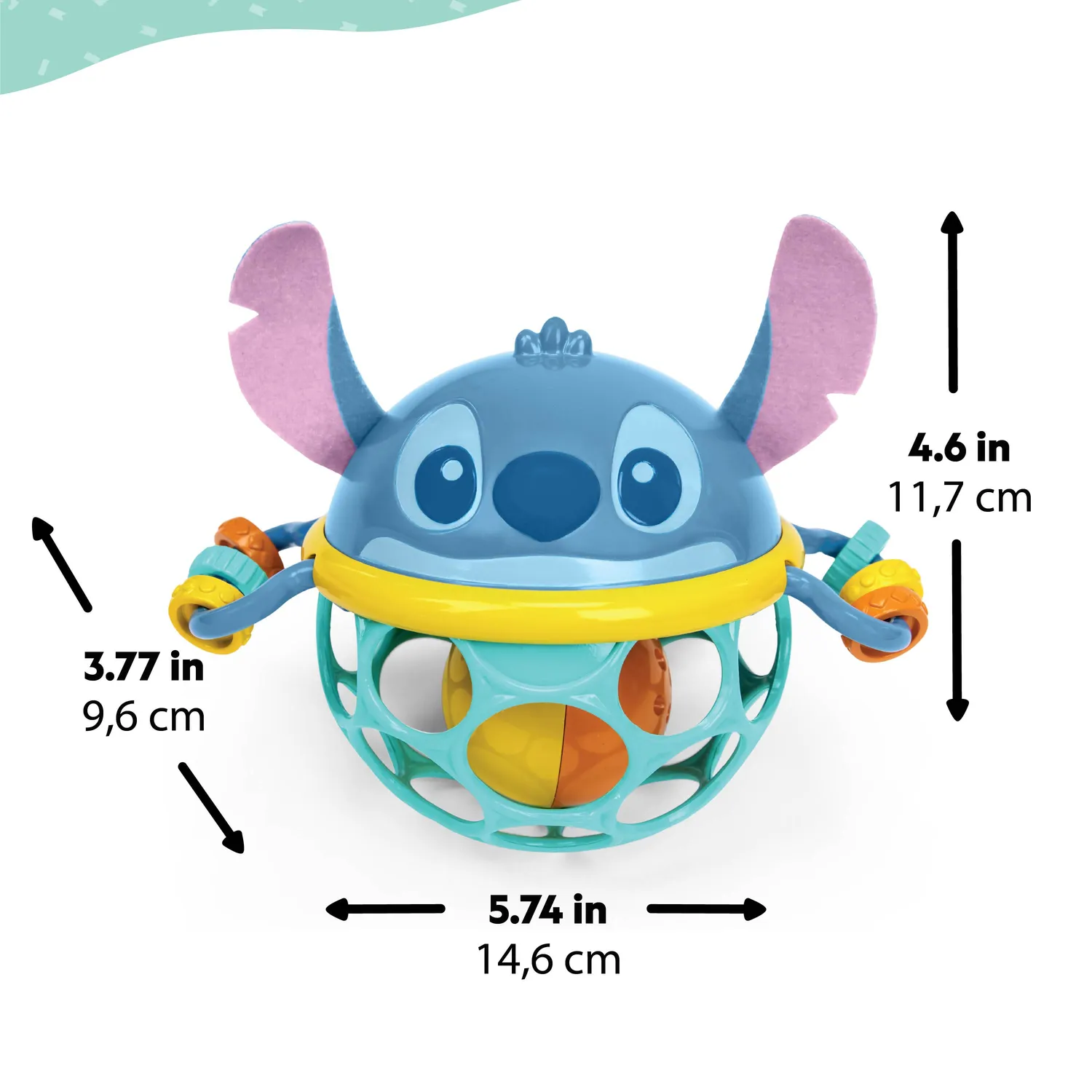 Bright Starts Disney Baby Stitch Oball Rassel Jingle