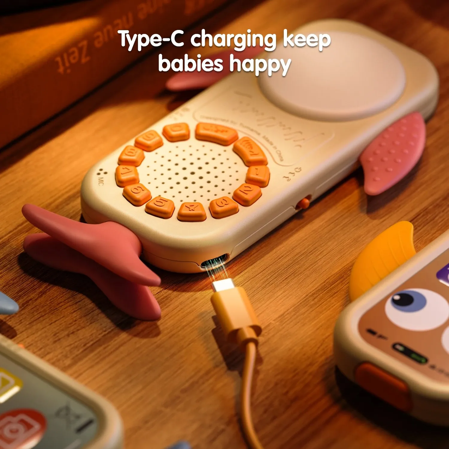 TUMAMA TM322 Baby Handy mit Licht und Musik Wal