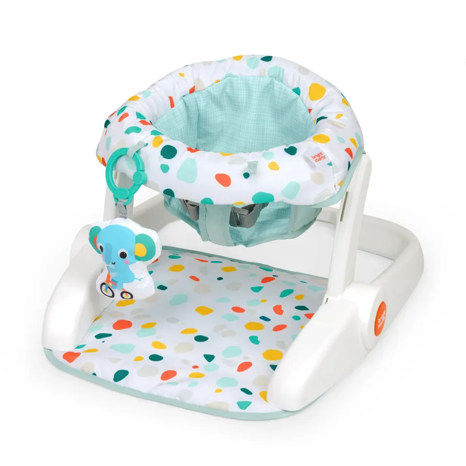 Bright Starts Learn-to-Sit 2-Position Babysitz mit Elefant