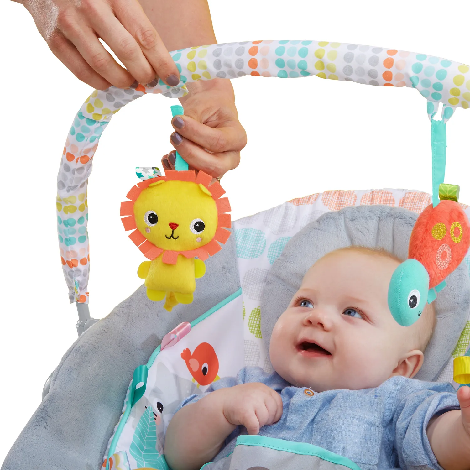 Bright Starts Whimsical Wild Babywippe Vibration
