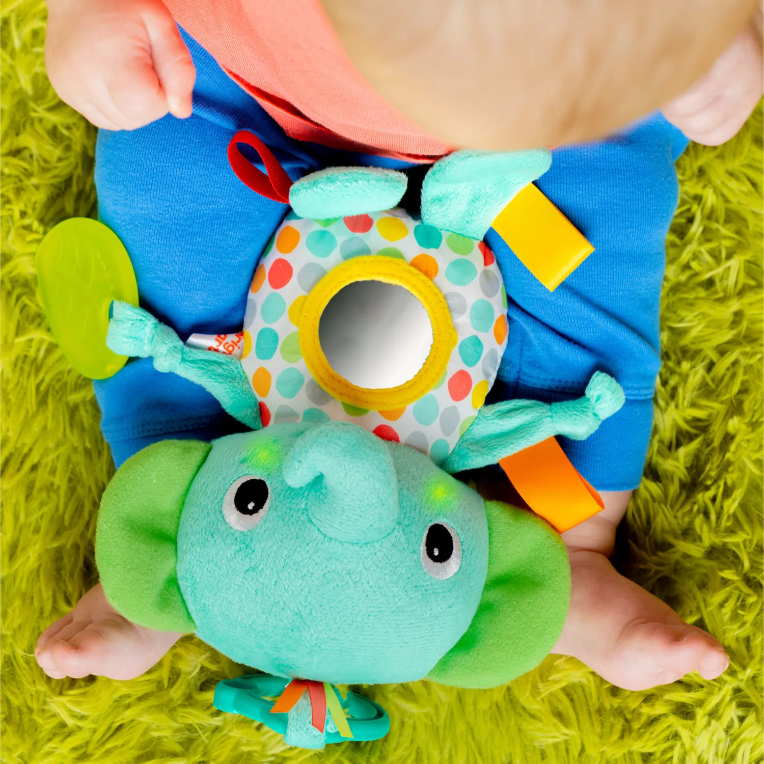 Bright Starts Huggin Lights Elefant Kuscheltier mit Musik 0-36 M.