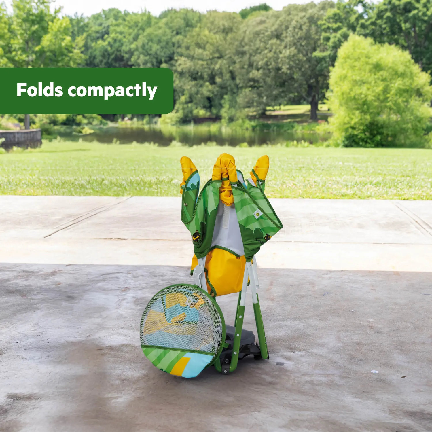 Bright Starts John Deere Pop N Jump Hüpfer 6M+ Sonnendach