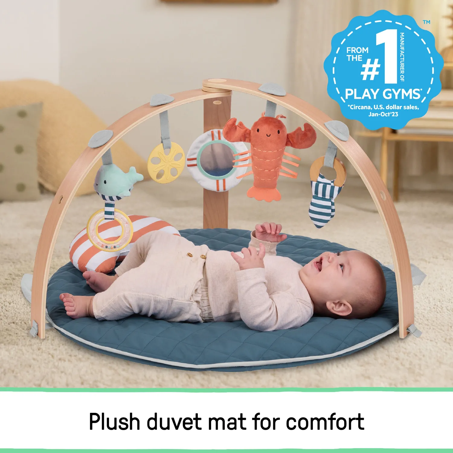 Ingenuity Cozy Spot Harbor Haven Spieldecke Holz-Spielbogen
