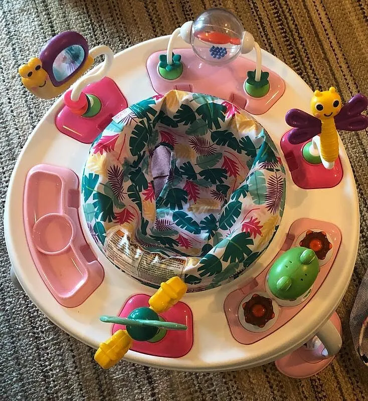 Bright Starts Bounce Bounce Baby Activity-Center Playful Palms