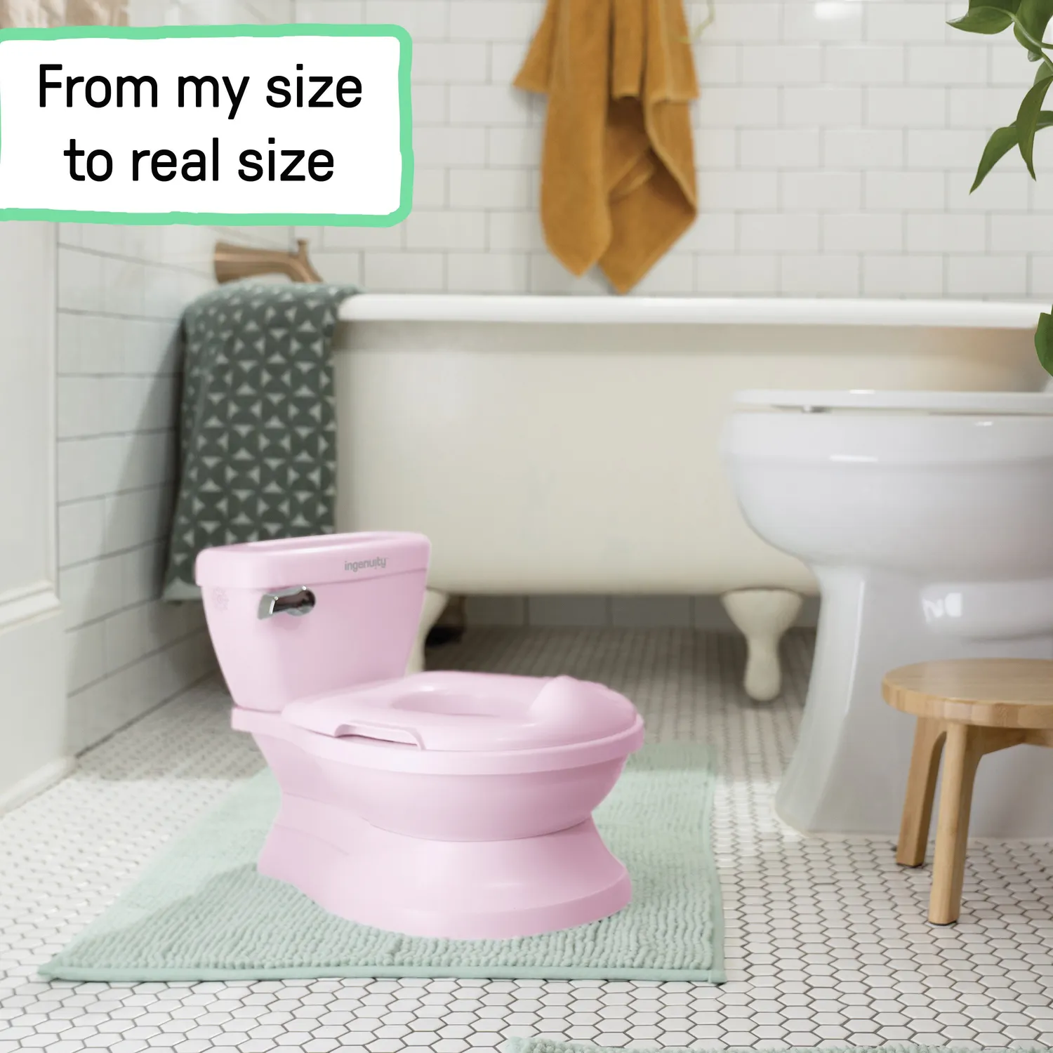 Ingenuity My Size Potty Pro Töpfchen Pink verstellbar